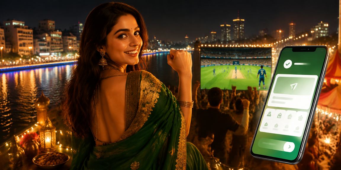 Mobile user placing a bet on cricket on 2523